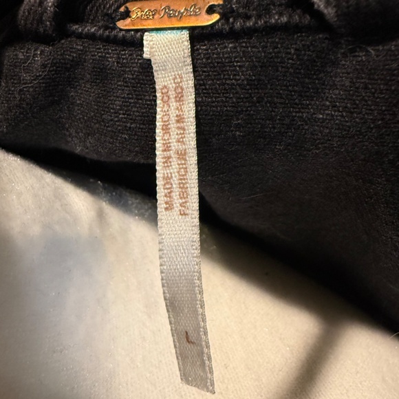 Free People Black Denim Jacket - Picture 5 of 6